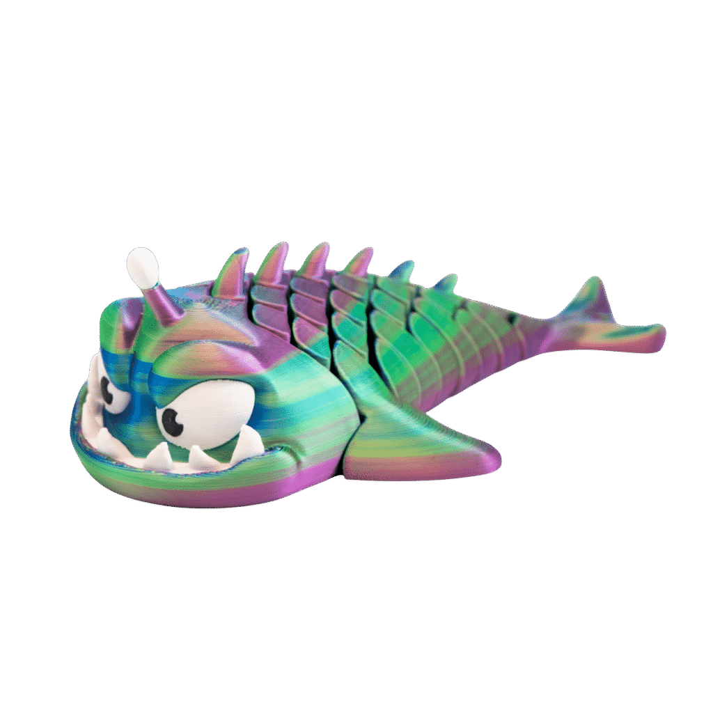 Rybeł – megaz brelok ryba z druku 3D – zdjęcie produktu w użyciu