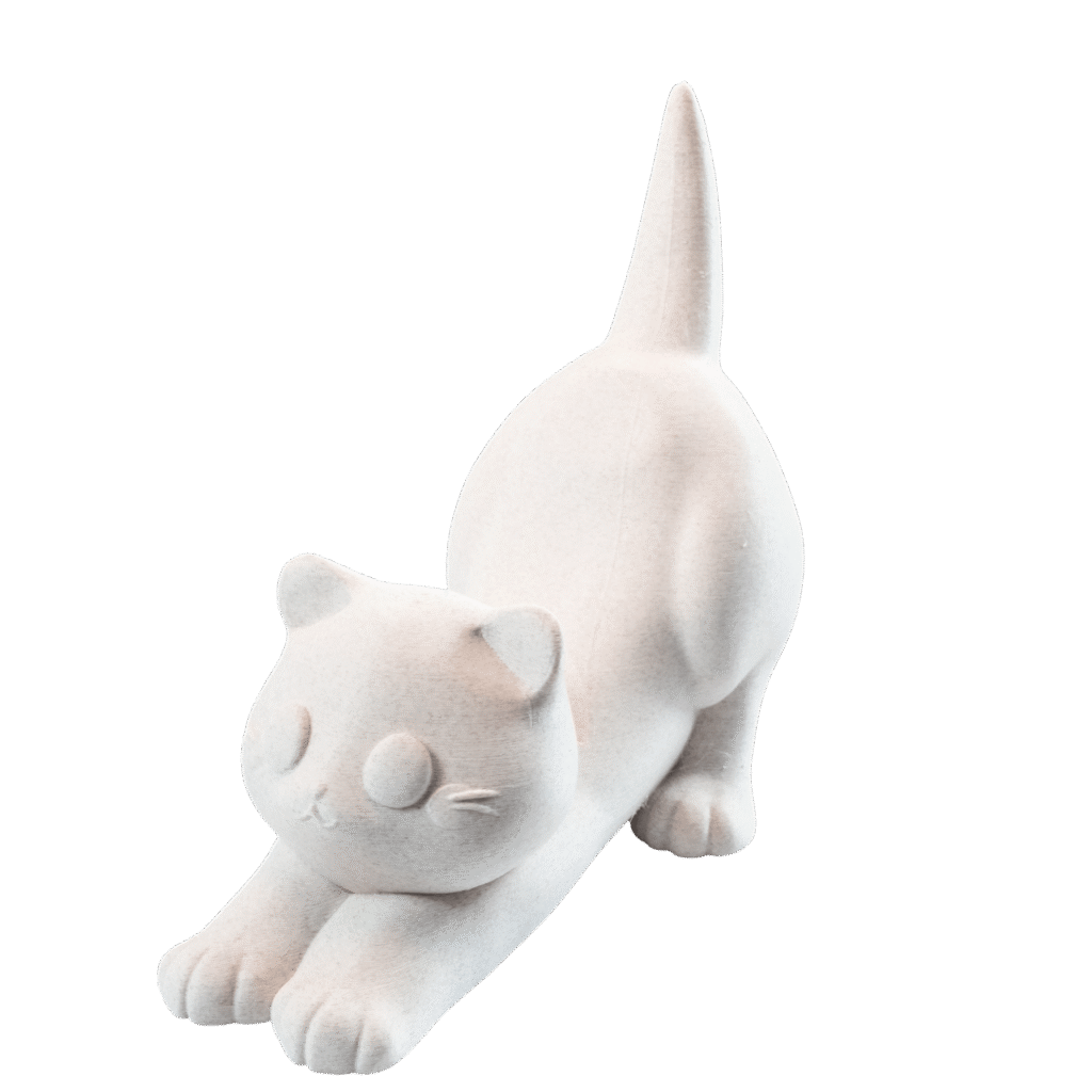 Kotefon - uchwyt na telefon kot z druku 3D – zdjęcie produktu w użyciu