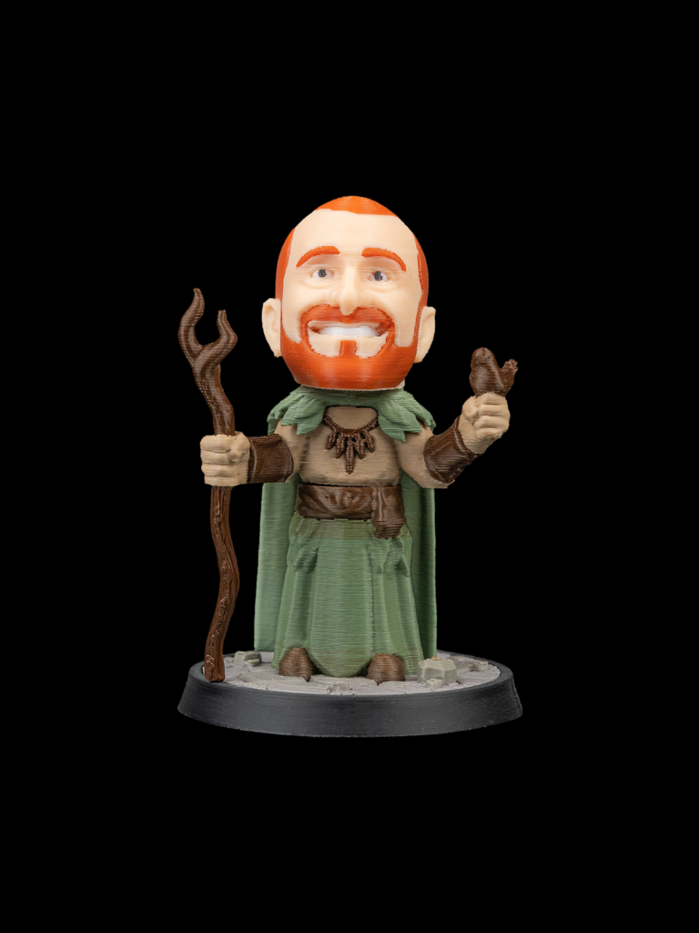 Figurka RPG ze zdjęcia: Druid